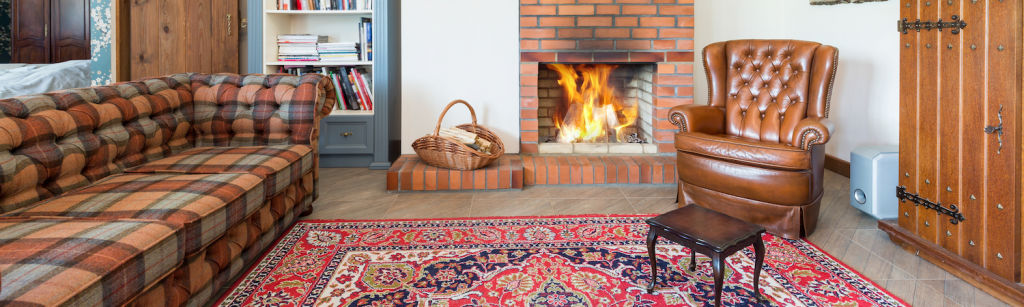 rustic old living room